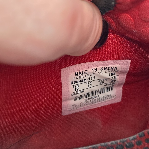 Nike Huarache Legion red black white high top basketball sneakers shoes 12 - Picture 7 of 7